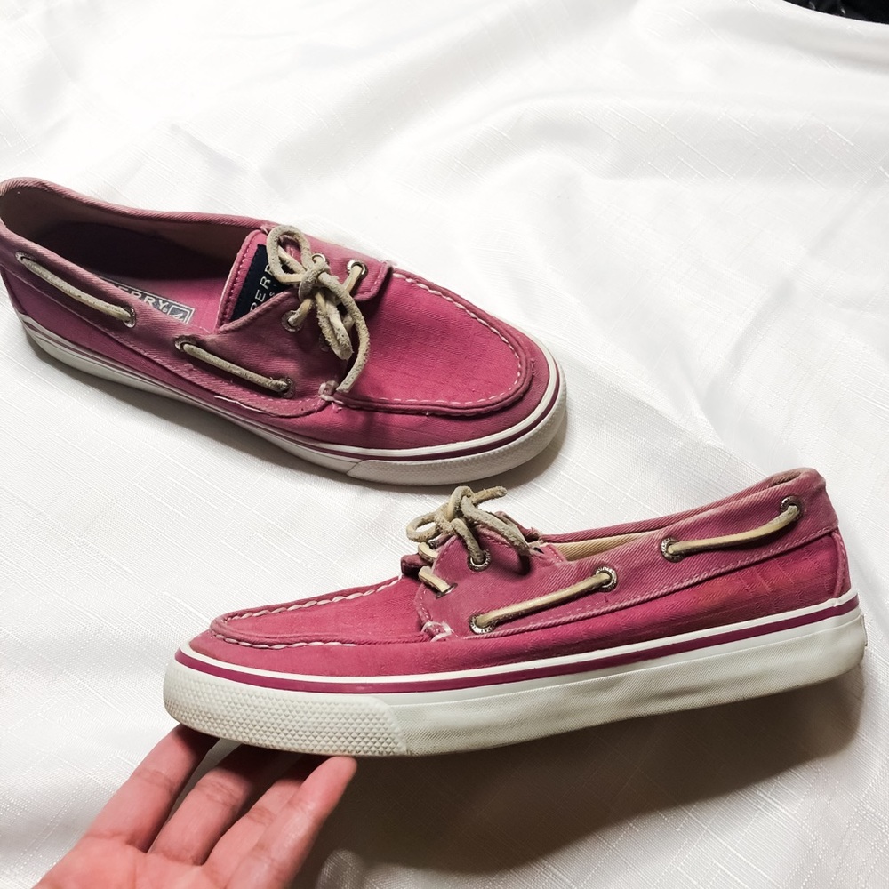 Pink Sperrys